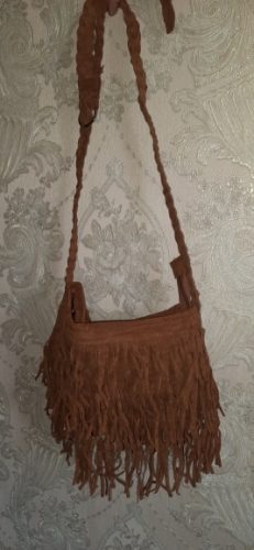 Women Fringed Suede Crossbody Shoulder Handbag photo review