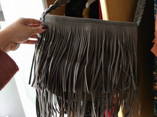 Women Fringed Suede Crossbody Shoulder Handbag photo review