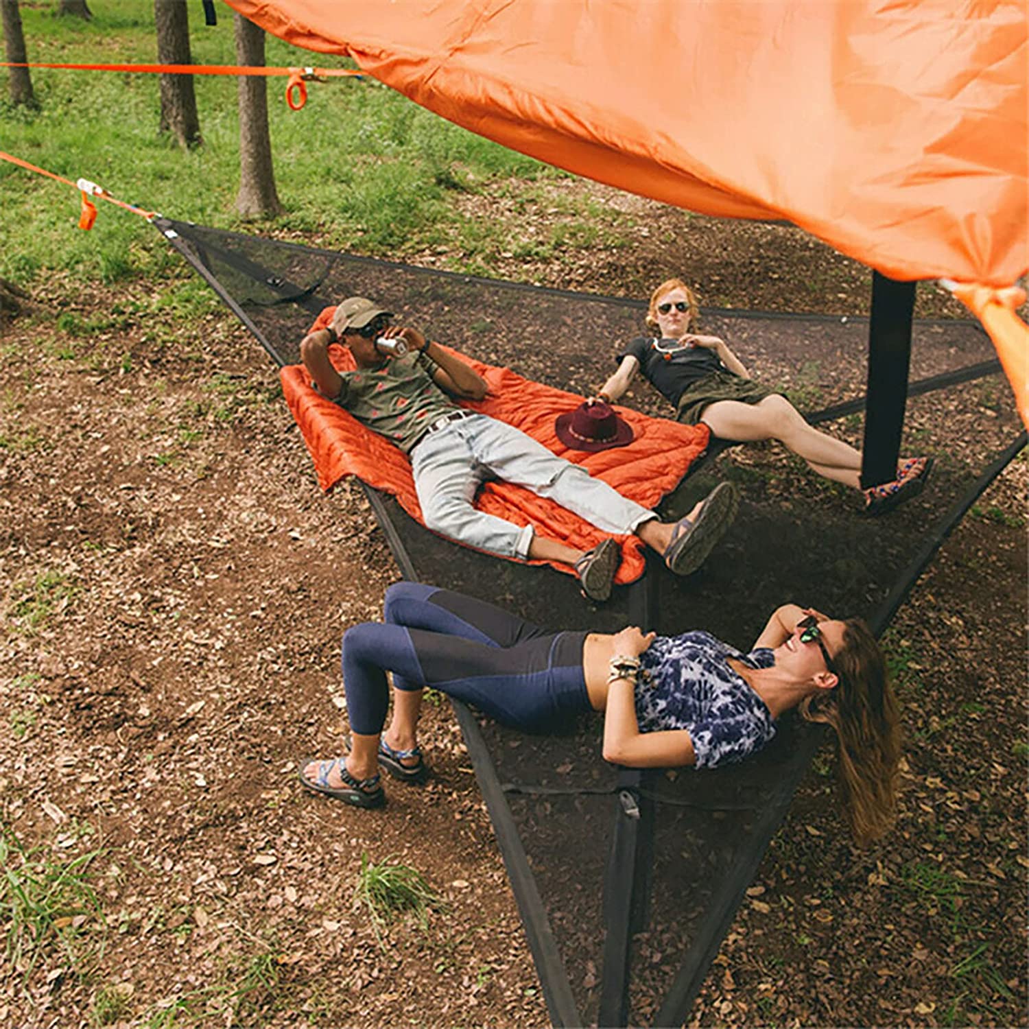 2021 Giant Aerial Camping Hammock - Multi...