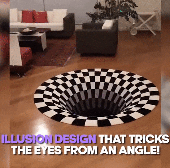 3D Carpet Vortex Illusion – Stryp Store